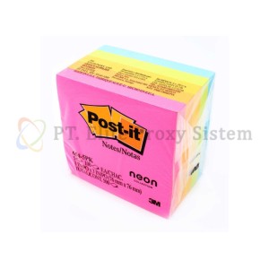 EPS 3M POST IT 3M 654-5PK Neon