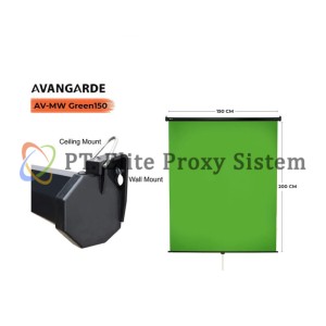 Avangarde Manual Wall Green Screen 150x200cm [AV-MW Green150] EPS