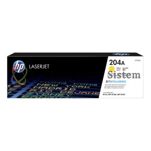 HP 204A Yellow Original LaserJet Toner Cartridge [CF512A]