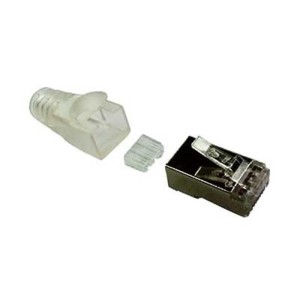 LS EZ SHIELDED MODULAR PLUG RJ45 FTP C6 - 50 Pcs